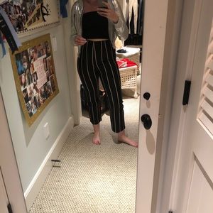 Reformation Striped Pants